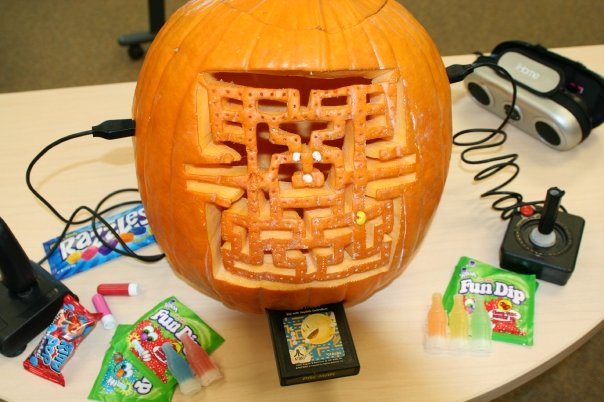 Pac-Man Pumpkin (front)