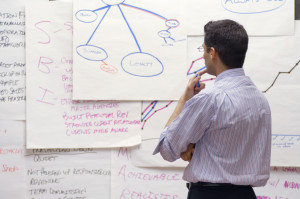 Businessman Giving Presentation --- Image by © Graham Bell/Corbis